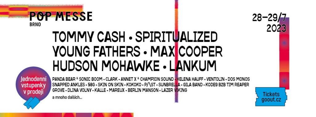 Program festivalu Pop Messe