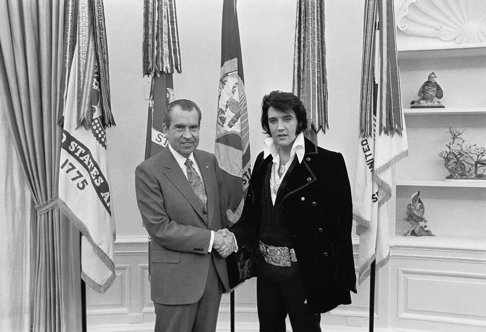 Elvis Presley a Richard Nixon