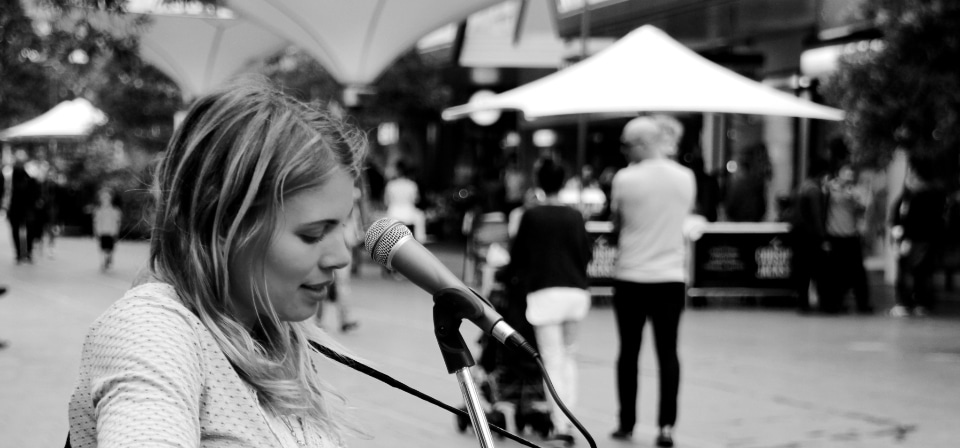 Hudební festival - busking
